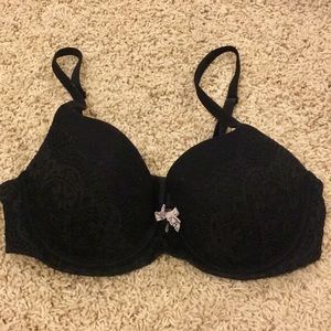 VS Black Lace Detail Bra